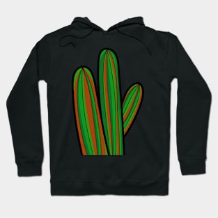 Green and Orange Cactus Hoodie